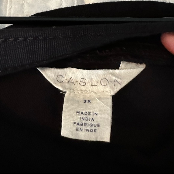 Caslon pull on kit black maxi skirt size 3X NWT - Picture 2 of 2